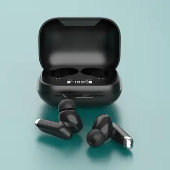 TWS Bluetooth 5.0 słuchawki Bezprzewodowe słuchawki 9D HiFi stereo redukcja Szumów Słuchawki, zestaw głośnomówiący z mikrofonem Sport wodoodporny