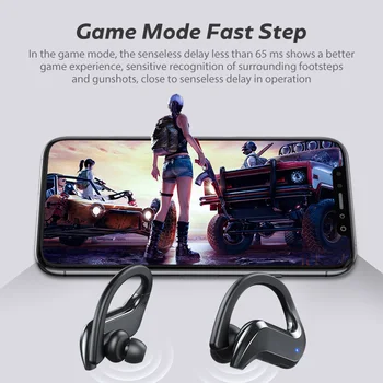 TWS Wireless Bluetooth 5.0 słuchawki 9D HiFi stereo z Hands-free Calling wodoodporne słuchawki-słuchawki z osłoną