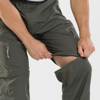 TWTOPSE 2 w 1 rowerowe spodnie szybkoschnące wymienne męskie damskie spodnie sportowe na świeżym powietrzu MTB rower, piesze wycieczki wspinaczka w dół spodnie