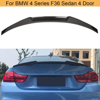 Tylny bagażnik spoiler błotnik do BMW serii 4, F36 M Sport Sedan 4 drzwi-2018 Gran Goupe włókna węglowego tylny bagażnik Warga skrzydło spoiler