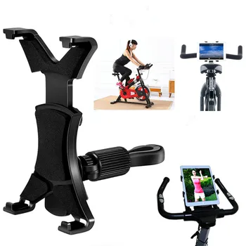 Uchwyt montażowy siłownia bieżnia, rower, kierownica klip stoisko sportowy regulowany uchwyt tabletu uniwersalny 7-11 cali dla iPad 9.7 10.5 2018