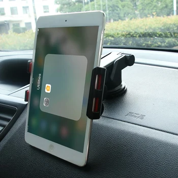 Uchwyt samochodowy tablet telefonów Samsung Huawei IPAD pro air mini 1234 GPS 360 stopni, regulowany mobilna przyssawka uchwyt podstawka