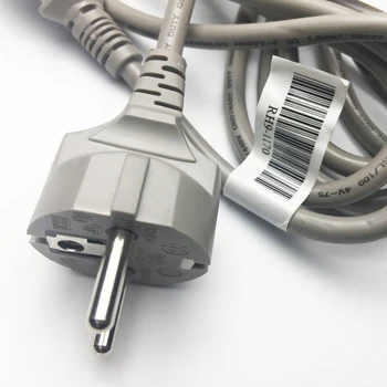 UE AC power cord IEC C13 EU mains power cable 2.5 M 7.5 ft AC EU Plug to IEC Kettle C13 PC, drukarek