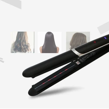Ujemny jon prostownica do włosów lokówki podczerwieni żelazko do włosów LCD MCH ogrzewanie szybkie rolka proste włosy Opona Pro narzędzia do stylizacji
