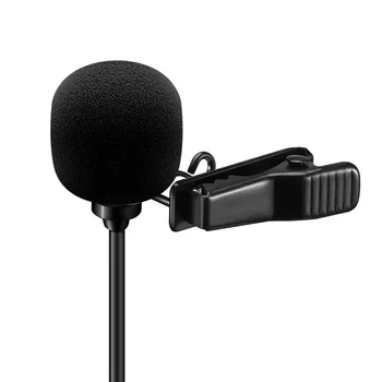 Ulanzi Sairen 6M przewód pojedynczy/podwójny głowy mikrofon klapy klapa uniwersalny mikrofon oice Recording Mic dla smartfona tabletu
