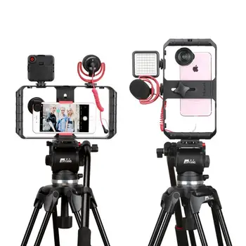 Ulanzi U-Rig Pro Smartphone Video Rig Shoe Mounts Film Equipment Case Handheld Phone Video Stabilizer Grip Tripod Mount Stand