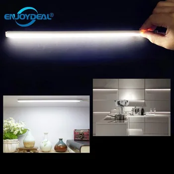Ultra-cienki Ściemniania czujnik światła USB 21 LED Night Light Closet Cabinet Lamp LED Bar Light Sensor Light white/biały ciepły