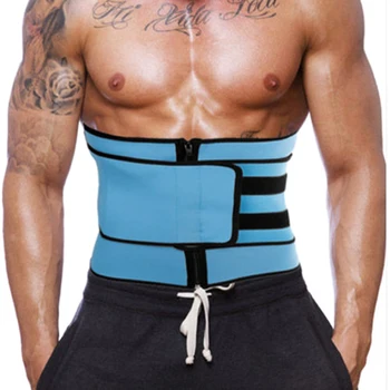 Unisex talia trener gorset kobiety mężczyźni kształtowanie ciała błyskawica brzucha pasek sportowe Cinchers FS99