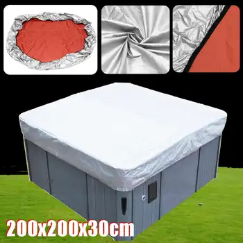Uniwersalna pokrywa wanny All-Weather Anti-UV Cover Proof Spa Hot Tub Cover Guard & Cap for Jacuzzi 200X200X30CM