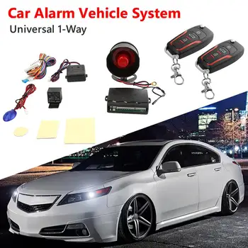 Uniwersalny, 1-drożny alarm samochodowy wygodny, praktyczny, przyjazny dla użytkownika design system zdalnego sterowania syreną system bezpieczeństwa samochodu