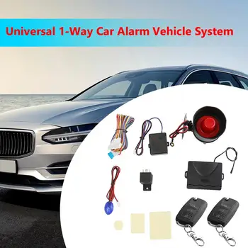 Uniwersalny, 1-drożny alarm samochodowy wygodny, praktyczny, przyjazny dla użytkownika design system zdalnego sterowania syreną system bezpieczeństwa samochodu