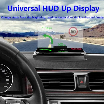 Uniwersalny samochodowy HUD-Head Up Display projektor telefoniczna nawigacja uchwyt na smartphone GPS HUD Display Uchwyt telefonu GPS projektor