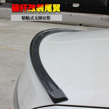Uniwersalny spoiler na dachu 1.5 m stylizacja samochodu 5D guma węglowa ogon spoiler PU lutowanie DIY naprawa spoiler nadaje się do wszystkich rodzajów samochodów