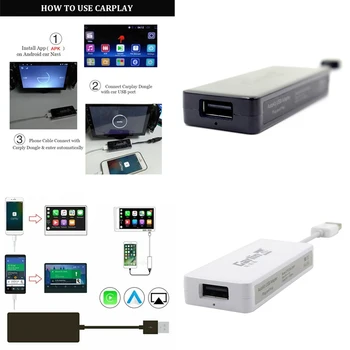 Uniwersalny USB Car Link Dongle Link Auto Navigation Player Dongle Dongle CarPlay dla systemu Android Apple