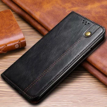 Urządzony w luksusowym błyszczący skórzany flip etui dla Realme 7 Pro 7i Case magnetyczny portfel, wizytownik etui dla OPPO Realme 7 Cover