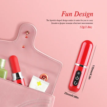 Urządzony w luksusowym mini-wibrator G-spot Small Bullet Clitoris Stimulator 10 Speed Vibrating Vibrator Adult Sex Products sex zabawki dla kobiet