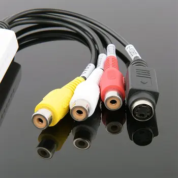 USB 2.0 Video Capture Grabber Card Adapter chipset UTV007 TV, DVD, VHS Audio Capture S - Video konwerter USB adapter obsługuje Win7