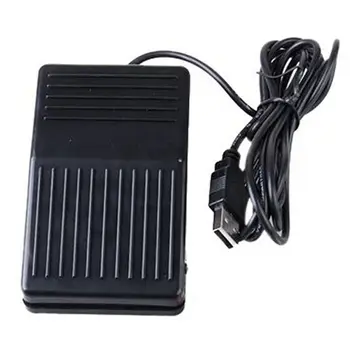 USB Foot Switch Keyboard Pedal for HID PC Computer USB Action Switch Control Pre-Program Key Functions Mouse PC Game
