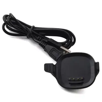 USB Power Charging Cradle Dock Base Black Charger for Garmin Forerunner 10 & Forerunner 15 GPS Running Zegarek Smart Watch
