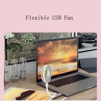 USB Powered Air Cooling Fan Flexible Goose Neck Air Cooler Desk Silent Fan USB