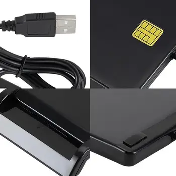 USB Smart Card Reader stabilna praca wytrzymała, łatwa do DN ATM CAC IC ID SIM Card Cloner Connector Windows