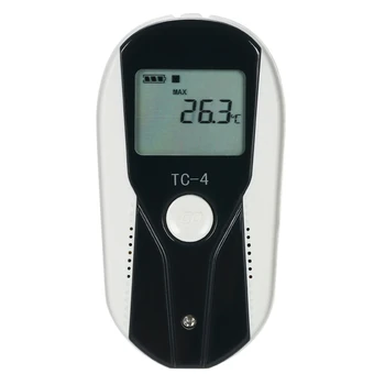 USB Temperature Data Logger TEMP Data Logger Recorder LCD Thermometer Recording Meter z zewnętrznym czujnikiem temperatury
