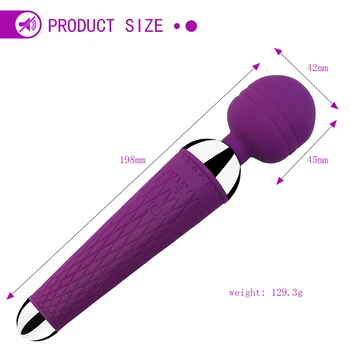 USB ładowanie Av różdżka potężny wibrator oral łechtaczki wibratory anal masażer dorosłych sex zabawki dla kobiet Bezpieczny Silikon seks produkt