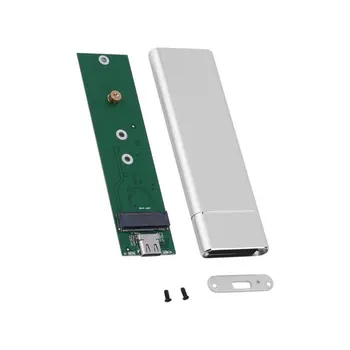 USB3.1 Type-C to M. 2 M Key NGFF PCIE SSD Box Solid State Drive Housing Case 10 Gb / s M2 SSD 2280 dysk twardy hamulce obudowa