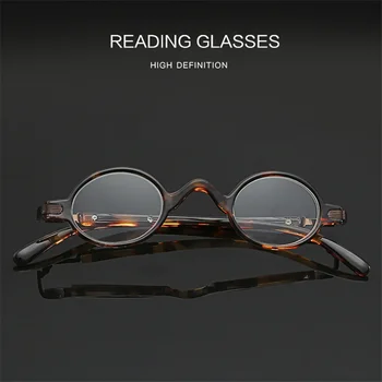 UVLAIK wysokiej jakości małe okulary do czytania Mężczyźni Kobiety moda okrągłe ramki okulary do czytania retro nadwzroczność przepisane im punkty