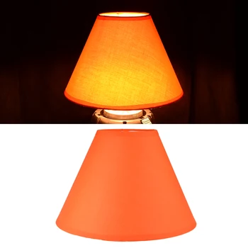 Uxcell klosze Slip UNO Fitter lampa podłogowa abażur światło pokrywa 4.3x10.2x6.8 cali, pomarańczowy