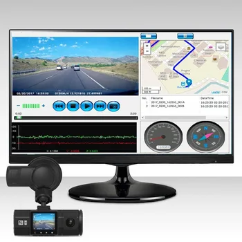 Vantrue N2 / N2 Pro / R3 / X3 / T2 Dash Cam Mini USB Port Car Suction Cup Mount with GPS Receiver Module (dla Windows i Mac)