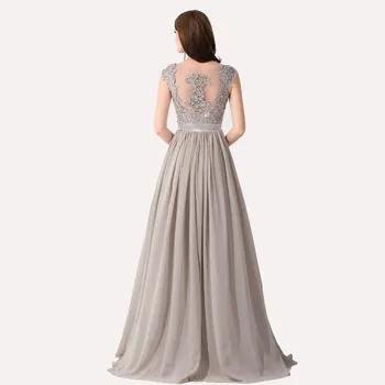 Vestido de Festa Casamento Sexy przezroczysta tylna szyfonowa koronka poprawiny sukienki dla druhen szlafrok Demoiselle D ' Honneur