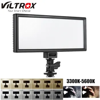 Viltrox L132T ultra-cienki led wideo światło regulowana jasność 3300K-5600K zdjęcie wypełniający światło Canon Nikon Sony