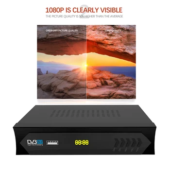 Vmade Mini TV Box DVB-S2 Fully HD 1080P H. 264 DVB-S cyfrowy satelitarny odbiornik wsparcie Bisskey Youtube standardowy dekoder