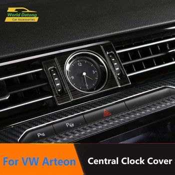 VW CC przednie centralne zegar pokrywa Воздуховыпуска wykończenie ze stali nierdzewnej dla Volkswagen Arteon 2018 2019 2020 akcesoria