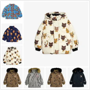 W przypadku Ins 2020 jesień i zima nowe chłopcy i dziewczęta gruba, bawełniana kurtka MR Flowers Wzór codzienne bawełnianej płaszcz Dziecięca odzież wierzchnia