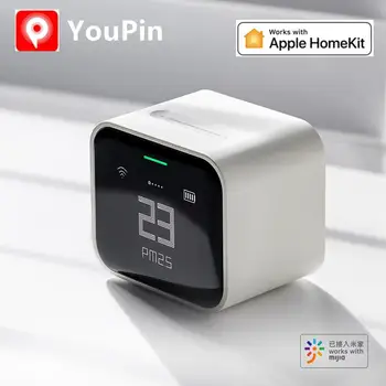 W qingping Air Detector lite Touch Retina IPS Screen Touch Operation pm2.5 Mi home APP Control Air Monitor praca z apple Homekit