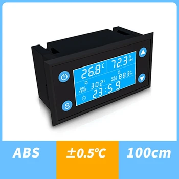 W1212 AC 110V-220V LCD Digital Temperature Humidity Controller Timer SHT20 sonda do inkubatora akwarium termostat Humidistat