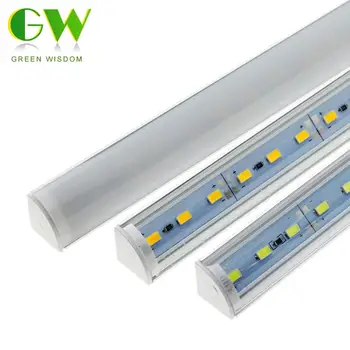 Wall Corner LED Light Bar DC12V 50cm High Brightness SMD 5730 Hard Rigid LED Strip L Shape for Kitchen Cabinet Lighting 5 szt./lot