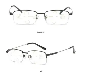 WEARKAPER Ultralight Half F Smart zoom Titanium progressive multifocal obiektywy okulary do czytania Mężczyźni Kobiety nadwzroczność, dalekowzroczność
