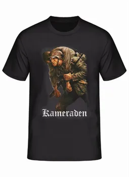 Wehrmacht Kameraden t-shirt bawełna O-neck z długim rękawem męska t-shirt nowy rozmiar S-3XL