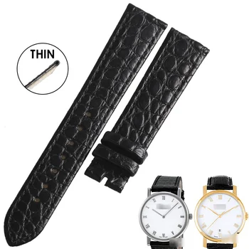 WENTULA paski do zegarków patek philippe CLASSIC L. U. C świadek piaget pasek z krokodylej skóry cienkie paski do zegarków 18 mm