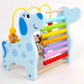 Wielofunkcyjne Wyniki Zabawki Drewniane Montessori Matematyczne Zabawki Wokół Koraliki Na Początku Szkolenia Materiały Dydaktyczne Zabawki Edukacyjne Dla Dzieci Prezent