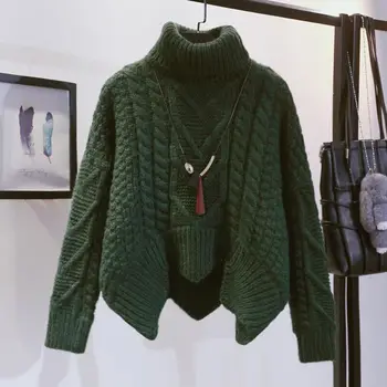 Wiosna/jesień odzież damska komputer z dzianiny swetry damskie europejskie sweter golf temat swetry odzież plus size