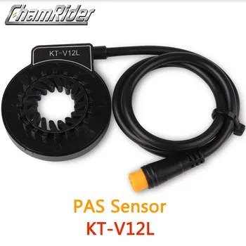 Wodoodporne złącze Plug PAS Pedal Assist Sensor KT-V12L 6 magnesów podwójne czujniki Halla 12 sygnałów