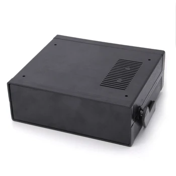 Wodoodporny plastikowa obudowa elektroniczny projektowa karton czarny 200x175x70mm 62KD