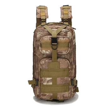 Wodoodporny plecak taktyczny nylon 3P wojskowy wojskowy plecak 1000D Sport na świeżym powietrzu, piesze wycieczki camping polowanie Molle torba