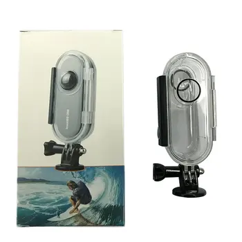 Wodoodporny pokrowiec 45 m nurkowanie powłoka ochronna skrzynia kamera Insta 360 akcesoria dropshipping jeden panoramiczny VR Sport dla Insta360