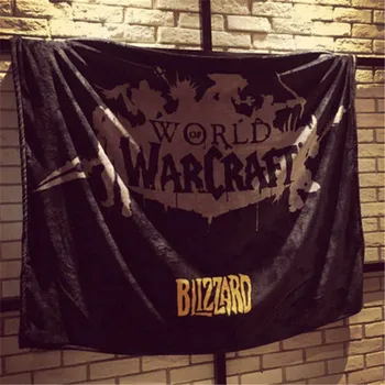 World of War Game crafts Blizzar Throw Blanket For the Orde Soft Top Warm Flannel Boyfriend Gifts