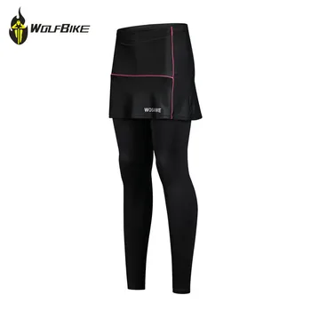 WOSAWE rowerowe spodnie dla kobiet oddychająca miękka Mtb odzież rowerowa jazda na rowerze 3D żelowa nakładka rower wąskie spodnie, spódnica
